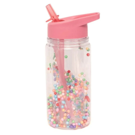 Petit Monkey Drinkfles Marcaron Pops Peony Pink