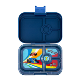 Yumbox Panino 4 vakken Monte Carlo Blue - Race Cars