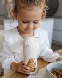 Petit Monkey RVS Drinkfles Bear and Stars