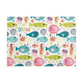 Ooly Doodle Pad Duo Schetsboekjes Friendly Fish