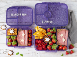 Lekkabox® Glamour Mini Lunchbox 3 vakken - Purple
