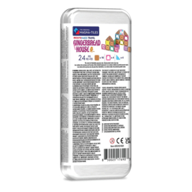 MAGNA-TILES® Micro Mags Gingerbread House Travel Set 24 stuks