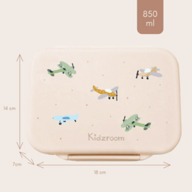 Kidzroom Lunchbox RVS Small Talk Beige