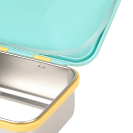 Lässig Lunchbox RVS SmileyWorld® Turquoise