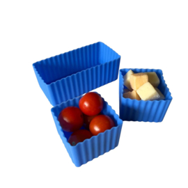 Yumbox Siliconen Bakjes Blauw