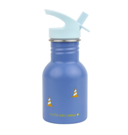 A Little Lovely Company Kleine RVS Drinkfles Kiepwagen