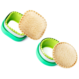 Lekkabox® Sandwich Snijders Cirkel en Vierkant