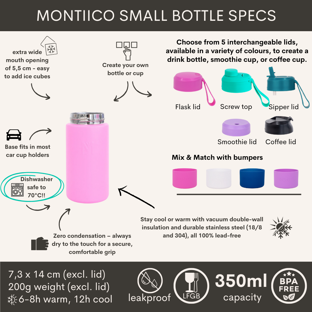 MontiiCo Fusion Universele Thermosfles 350 ml Floss
