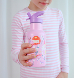 A Little Lovely Company Drinkfles Prinsessen RVS