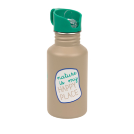 Lässig Drinkfles RVS Happy Trails Frog