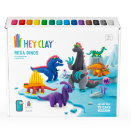 Hey Clay Boetseerklei Mega Dinosaurussen - 6 figuren