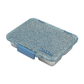 Yumbox Prêt RVS 4 vakken Paris Blue Glitter