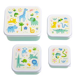 A Little Lovely Company Lunch- en Snackboxen Jungle