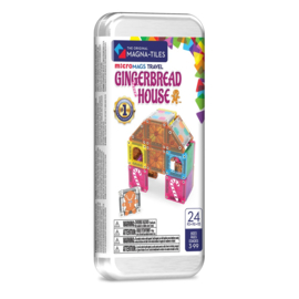 MAGNA-TILES® Micro Mags Gingerbread House Travel Set 24 stuks