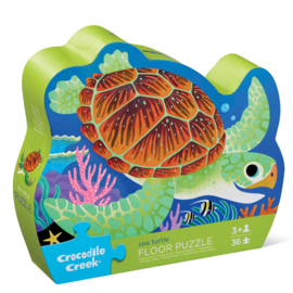 Crocodile Creek Vloerpuzzel Sea Turtle - 36 stukjes