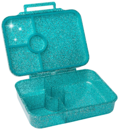 Lekkabox® Glamour Lunchbox 4 vakken - Aqua