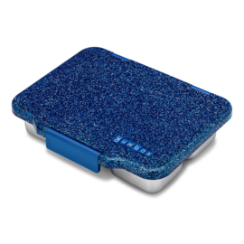 Yumbox Prêt RVS 4 vakken Twilight Blue Glitter