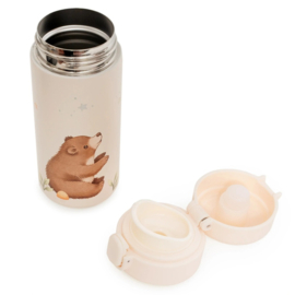 Petit Monkey RVS Drinkfles Bear and Stars