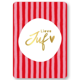 KP® Wenskaart Lieve juf