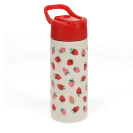 Rex London Drinkfles RVS 500 ml Little Strawberry