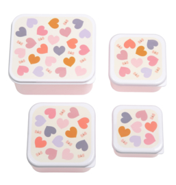 A Little Lovely Company Lunch- en Snackboxen Hartjes