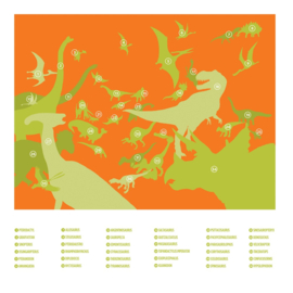 Crocodile Creek Puzzel Dino World - 100 stukjes