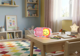 MOB Dreamy Clock Smiley World - Roze