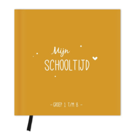 Fien & Feau Invulboek Mijn Schooltijd Oker