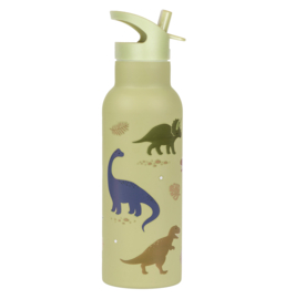 A Little Lovely Company Drinkfles Dinosaurussen RVS XL