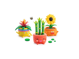 Hey Clay Boetseerklei Plant Friends - 3 figuren
