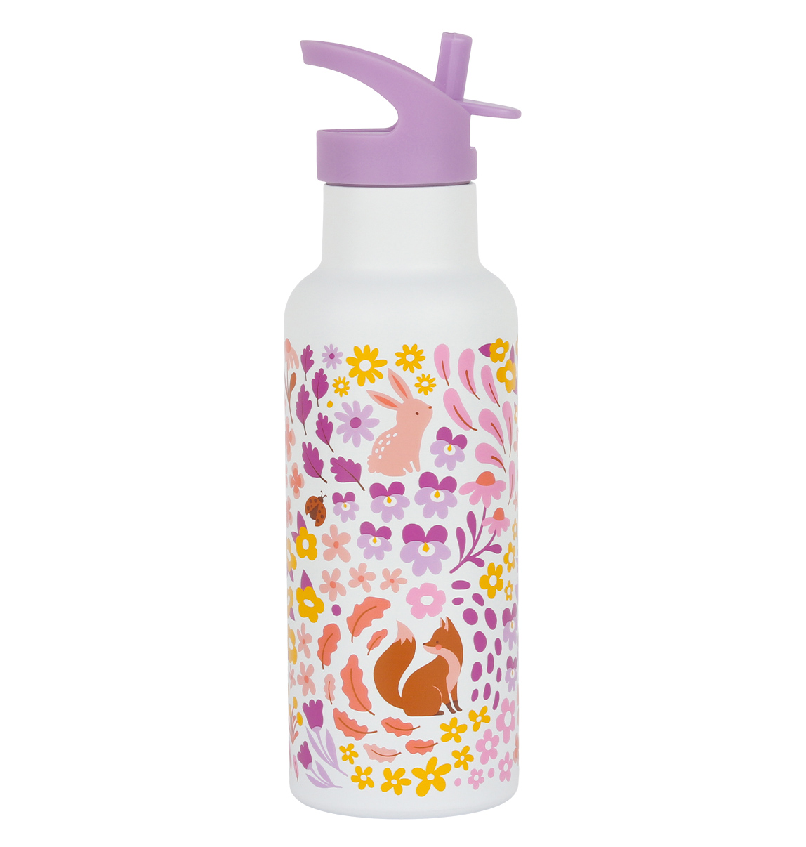 A Little Lovely Company Drinkfles Bloementuin RVS XL