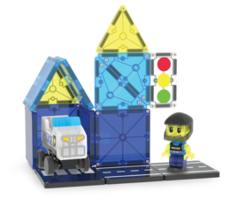 MAGNA-TILES® Police Station Set 20 stuks