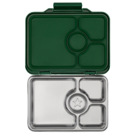 Yumbox Prêt RVS 4 vakken Dublin Green