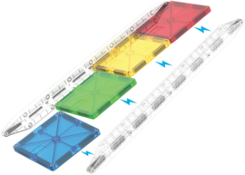 MAGNA-TILES® Rail Racers Set 33 stuks