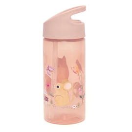 Petit Monkey Drinkfles Woodland Pink