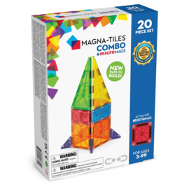 MAGNA-TILES® COMBO + microMAGS 20 stuks