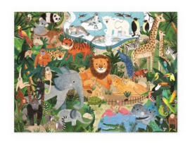 Crocodile Creek Puzzel Zoo - 24 stukjes