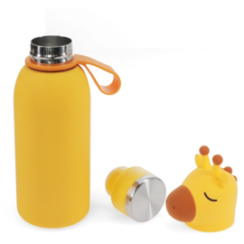 Rex London Drinkfles Met Dierenkop 350 ml Giraffe