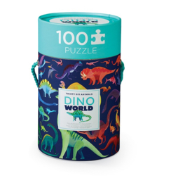 Crocodile Creek Puzzel Dino World - 100 stukjes