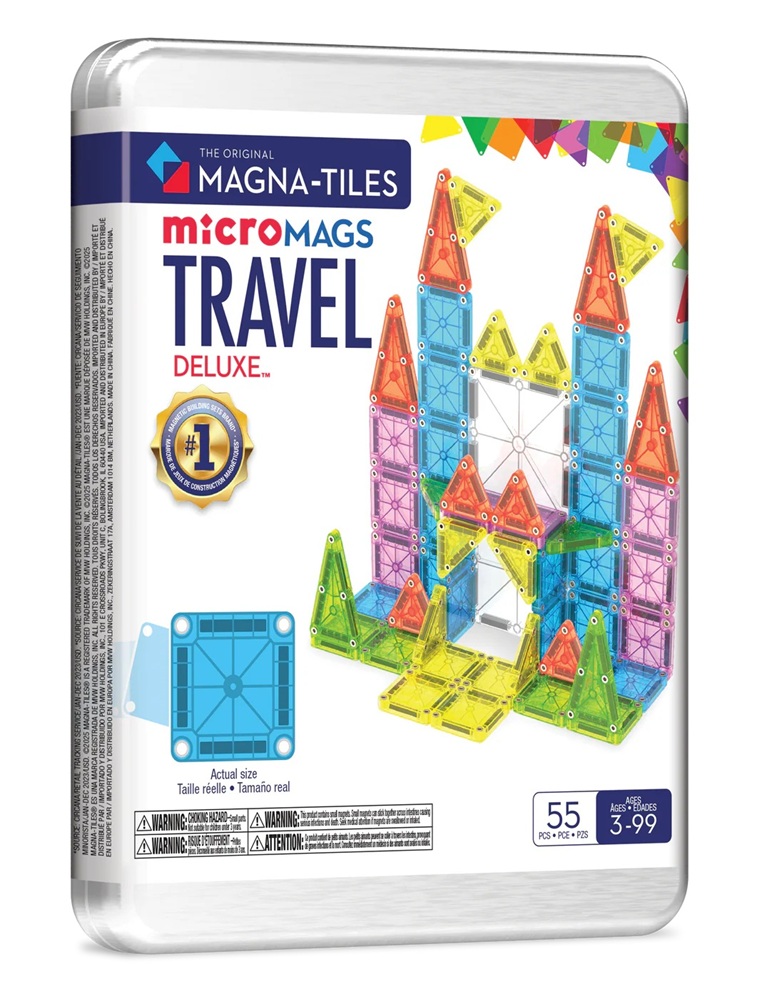 MAGNA-TILES® Micro Mags Travel Set Deluxe 55 stuks