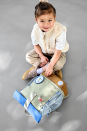 Lässig Mini Rolltop Rugzak Sunny Explorer Green/Blue