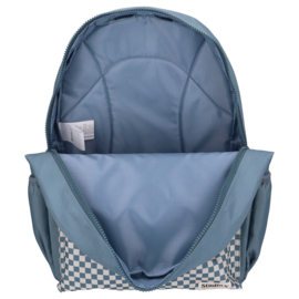 Studio V Rugzak Double Check Blue