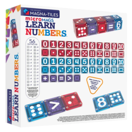 MAGNA-TILES® microMAGS Learn Numbers 56 stuks