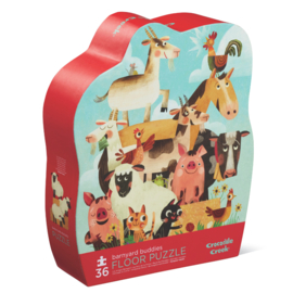 Crocodile Creek Vloerpuzzel Barnyard Buddies - 36 stukjes