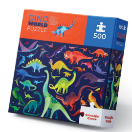 Crocodile Creek Puzzel Dino World - 500 stukjes