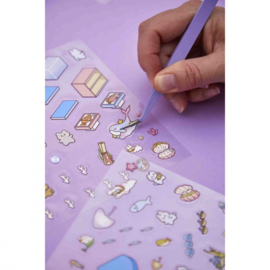 Janod Cosy Stickers - Tiny Trucks