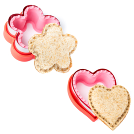 Lekkabox® Sandwich Snijders Hart en Bloem