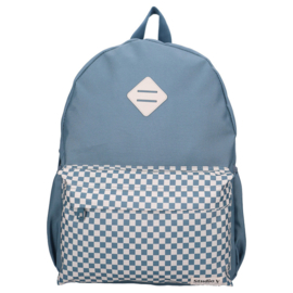 Studio V Rugzak Double Check Blue