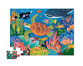 Crocodile Creek Vloerpuzzel Sea Turtle - 36 stukjes