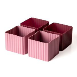 Lekkabox® Bento Vierkante Cups Plum